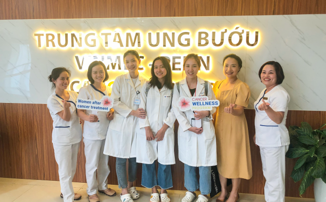 VinUni Students’ Research for Solutions To Support Oncology Patients During Summer Internship at Vinmec International Hospital Times City