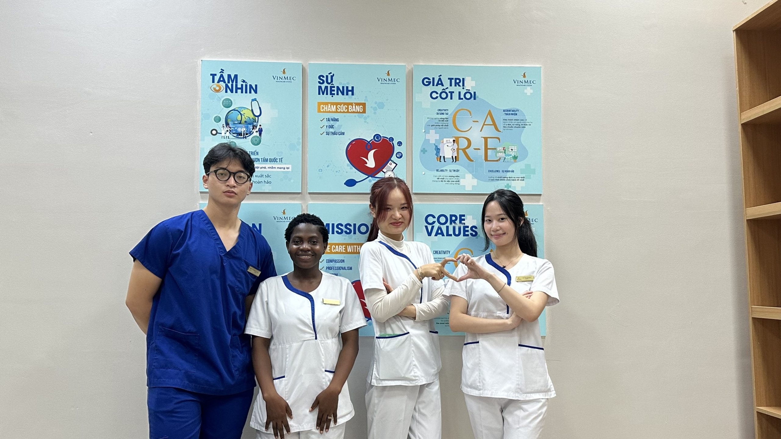 VinUni Nursing Students Excel During 2024 Summer Internship at Vinmec Central Park Hospital