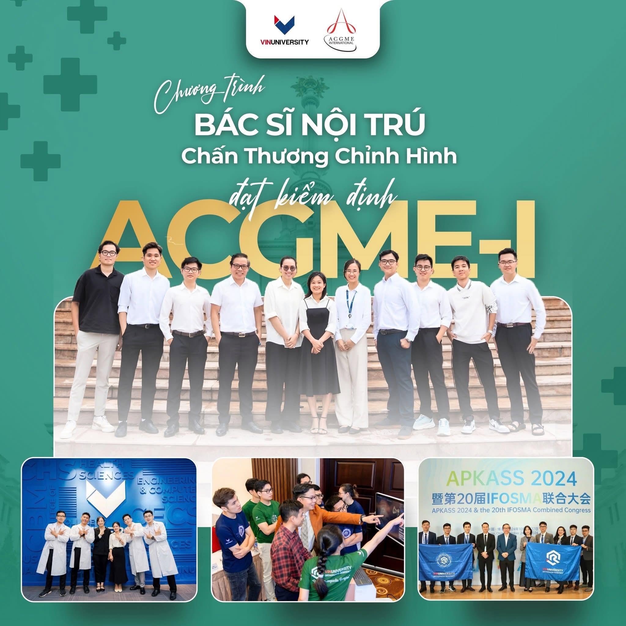 Chương trình Bác sĩ Nội trú Chấn thương chỉnh hình đạt kiểm định ACGME-I